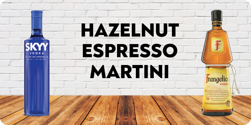 Hazelnut espresso martini