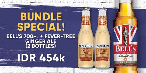 Bundle Special - Bell's 700ml + Fever Tree Ginger Ale 2x Bottles