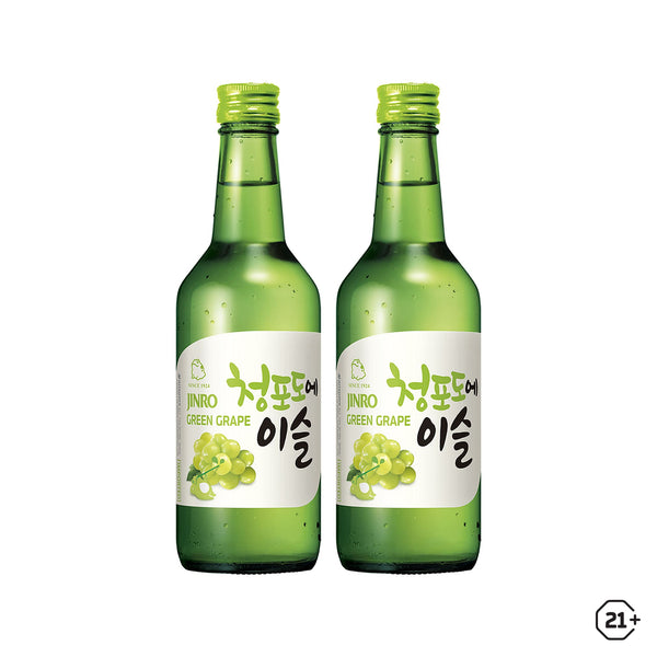 Jinro Chamisul - Green Grape - 360ml - 2btls