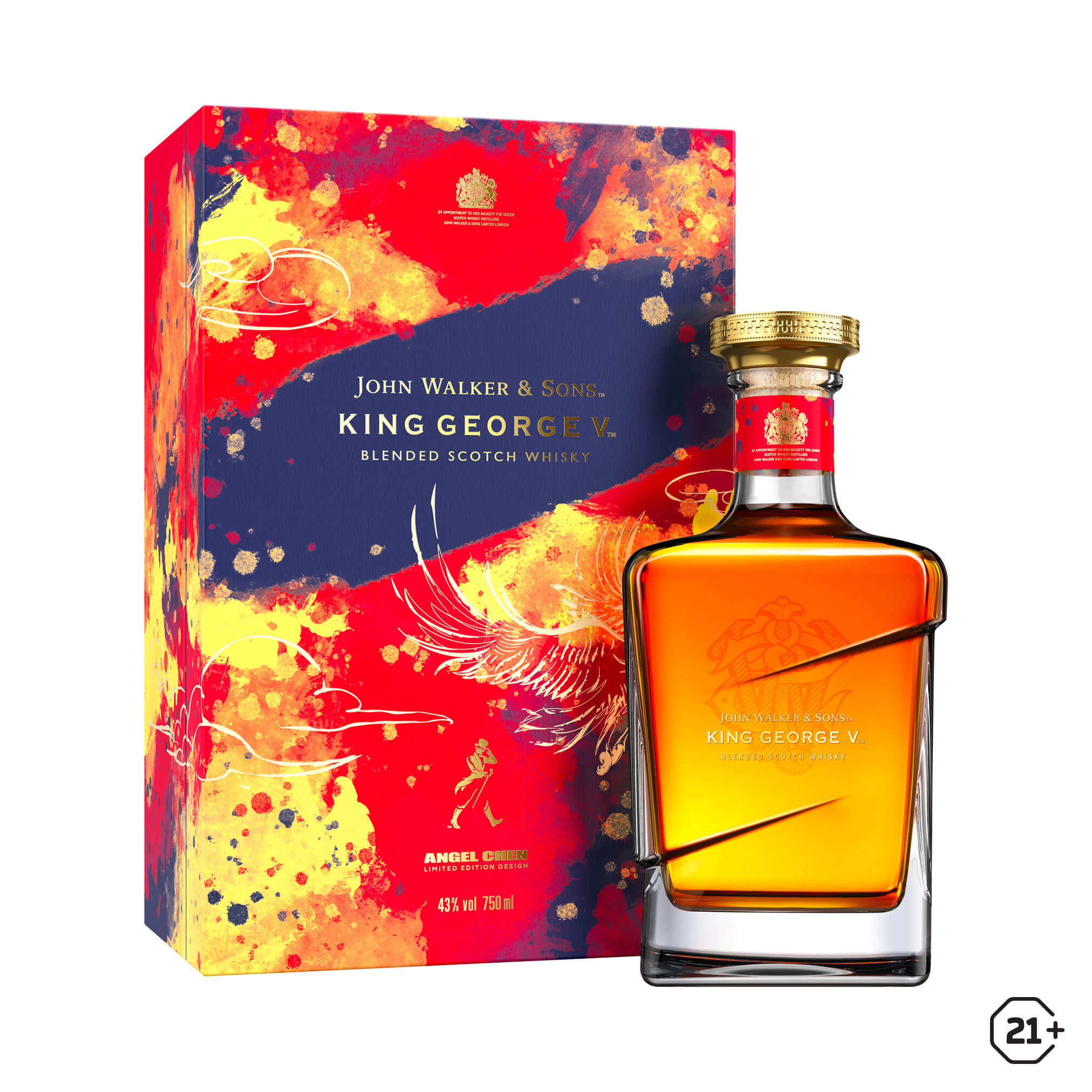 限定John Walker & Sons King e V 750ml Johnnie Walker King George V Year of Rabbit Angel Chen Edition 750ml