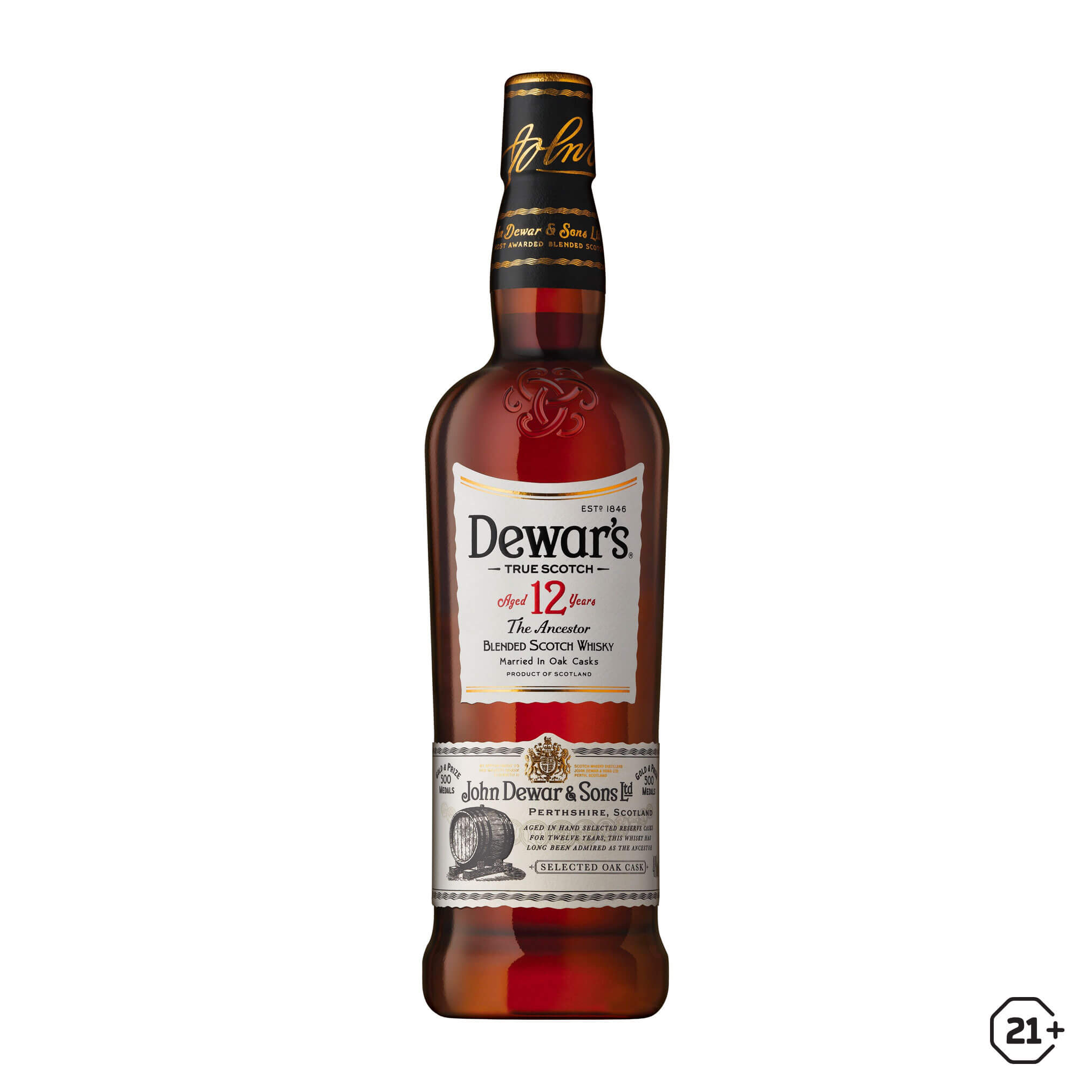 Get Dewars 12yrs Blended Whisky 750ml Here! Free Shipping