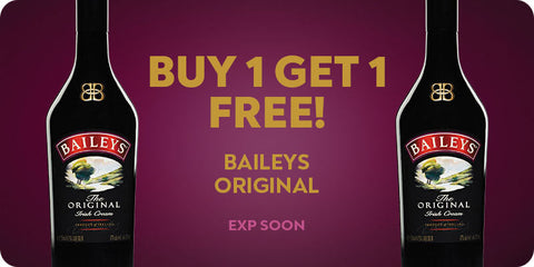 BAILEYS IRISH CREAM 750ML - BUY 1 GET 1 BAILEYS