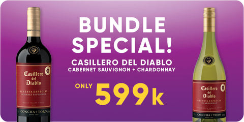 BUNDLE SPECIAL! - Casillero del Diablo Cabernet Sauvignon 750ml + Chardonnay 750ml