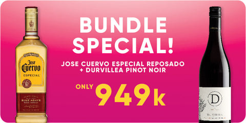 BUNDLE SPECIAL! - Jose Cuervo Especial Reposado 750 ml + Durvillea Pinot Noir 750 ml