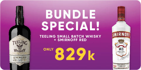 BUNDLE SPECIAL! - Teeling Small Batch Whisky 700ml + Smirnoff 750ml