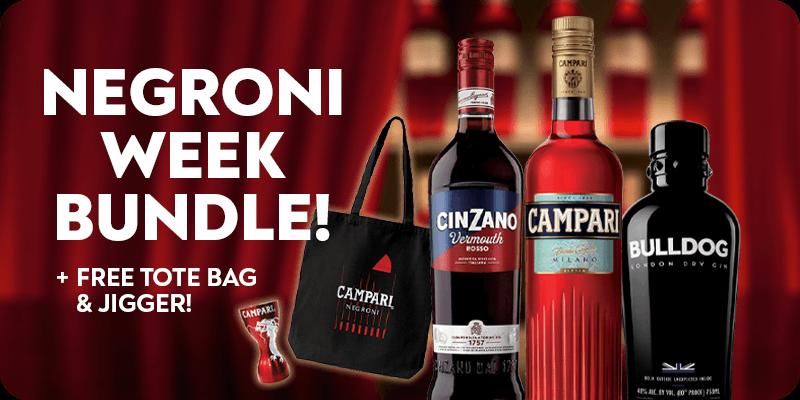 Bundle Negroni Week - Campari, Cinzano, Bulldog