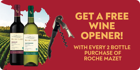 Buy 2 Roche Mazet - get 1 wine opener