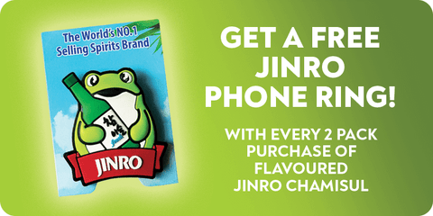 Buy 2pack Jinro Chamisul Flavor - Get 1pc Jinro Phone Ring