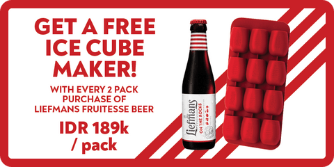 Buy 2 Pack of Liefmans - Get 1 Liefmans Ice Cube Maker