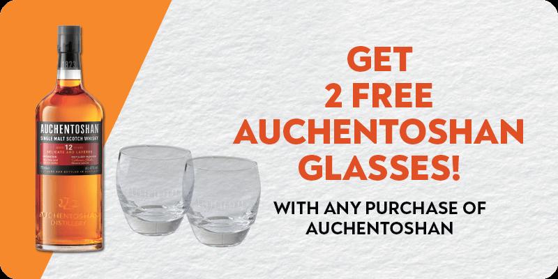 Buy 1 Auchentoshan - get limited edition glass gift set