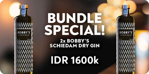 Special Price 2x Bobby's Gin Schiedam Dry Gin 700ml