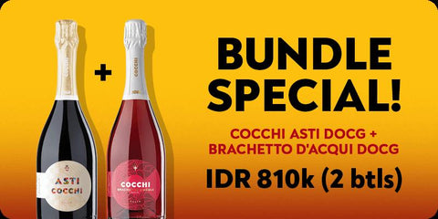 Bundle Special Price - Cocchi Asti + Cocchi Brachetto