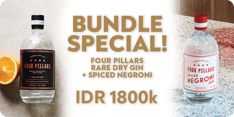 Bundle Price: 1 Bottle Four Pillars Rare Dry Gin & 1 Bottle Spiced Negroni
