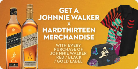 Johnnie Walker Red / Black / Gold Label - with free gift!
