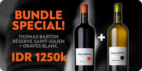 BUNDLE SPECIAL! Thomas Barton Saint Julien + Graves Blanc