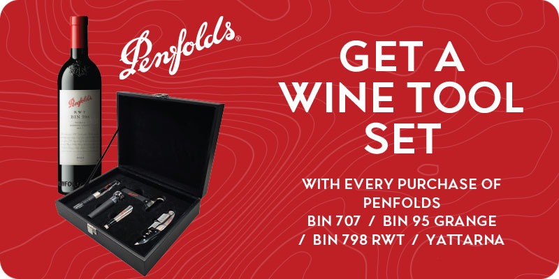 Buy 1 Penfolds - get a wine tool set