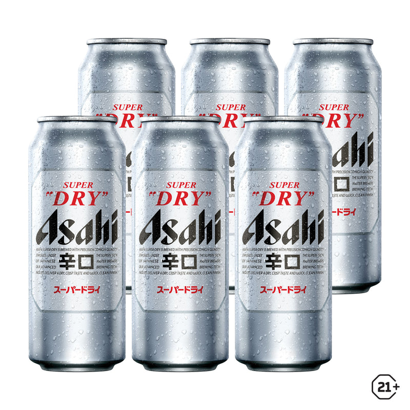 Asahi Super Dry - 500ml - 6cans