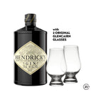 Hendrick's Gin 700ml + Glencairn Glass 2pcs