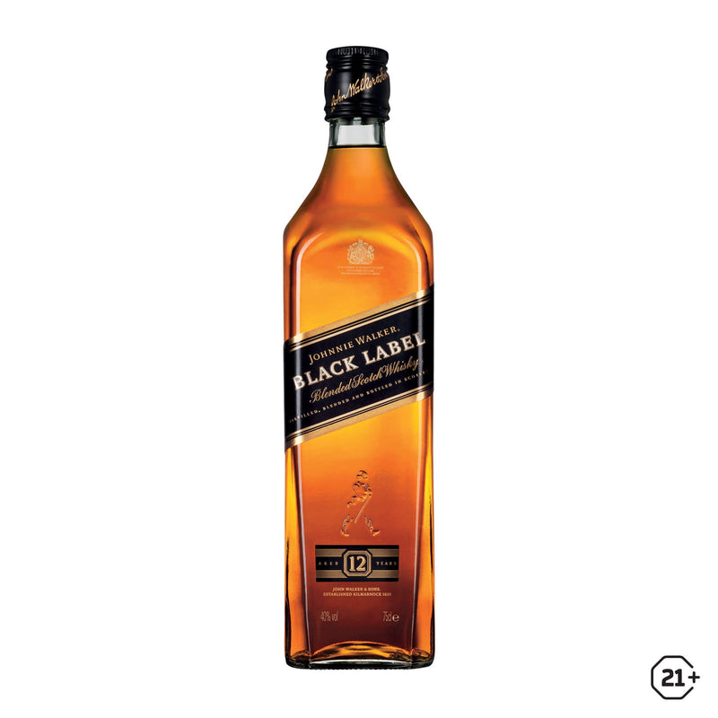 Johnnie Walker - Black Label - Blended Whisky - Gift Pack - 700ml