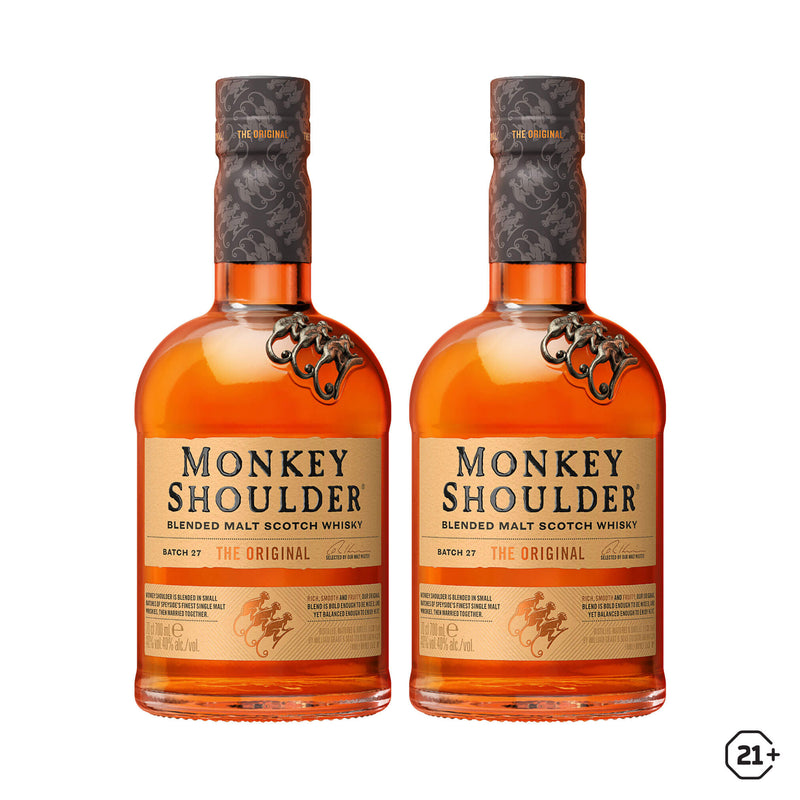 G*o様 MONKEY SHOULDER スコッチウイスキー 700ml 2本セ 楽天市場】【箱入 グラス付 正規品】モンキーショルダー