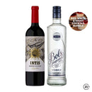 Red, White & Night Cocktail