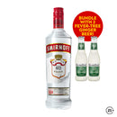 Smirnoff Vodka 700ml + Fever Tree Ginger Beer 200ml 2btls