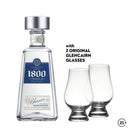 1800 Silver 750ml + Glencairn Glass 2pcs