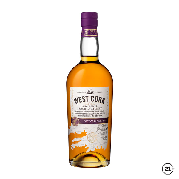 West Cork - Small Batch Port Cask - Single Malt Whiskey - 700ml
