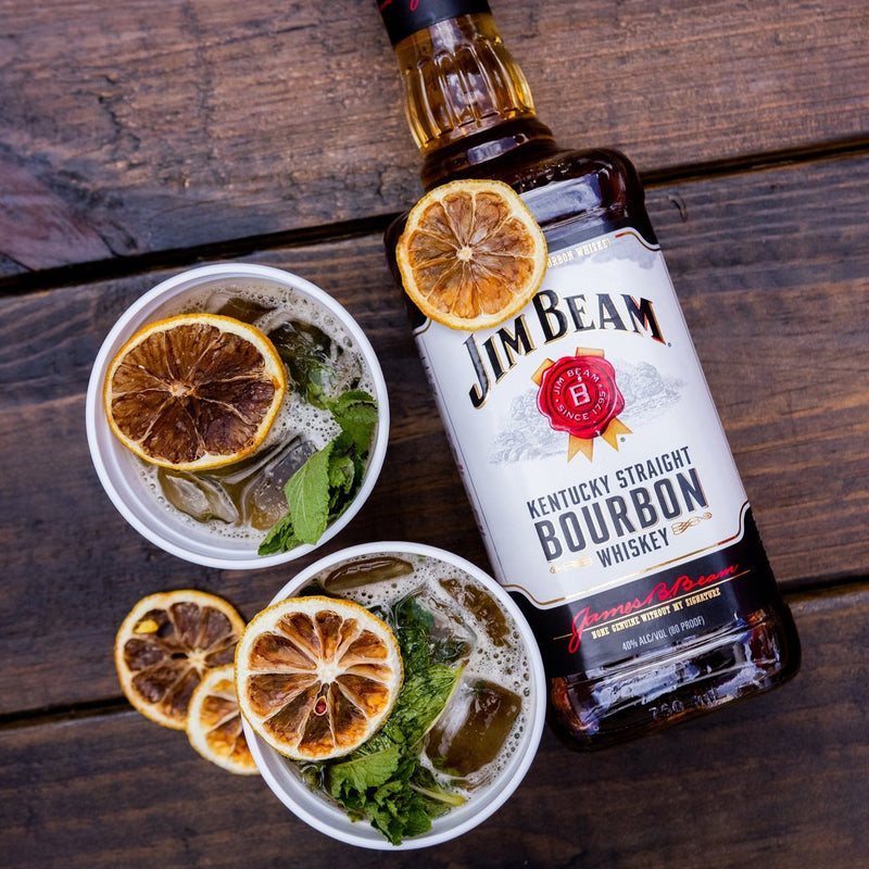 Jim Beam White - Bourbon Whiskey - 750ml