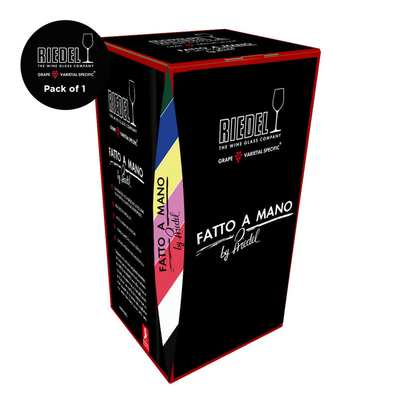 Riedel - Fatto A Mano - Bordeaux Grand Cru - Black and White Twisted