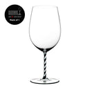 Riedel - Fatto A Mano - Bordeaux Grand Cru - Black and White Twisted