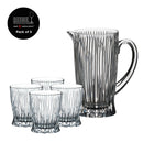 Riedel - Tumbler Collection - Cold Drinks Set - 4 Fire Tumbler + 1 Pitcher