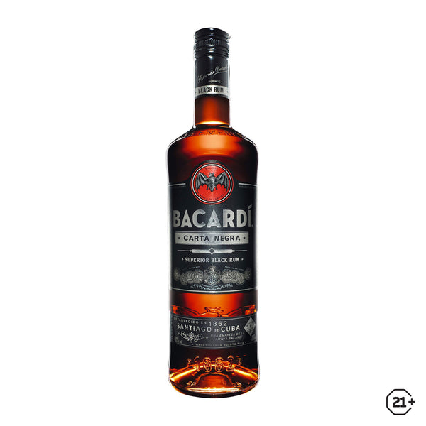 Bacardi - Carta Negra / Black Rum - 750ml