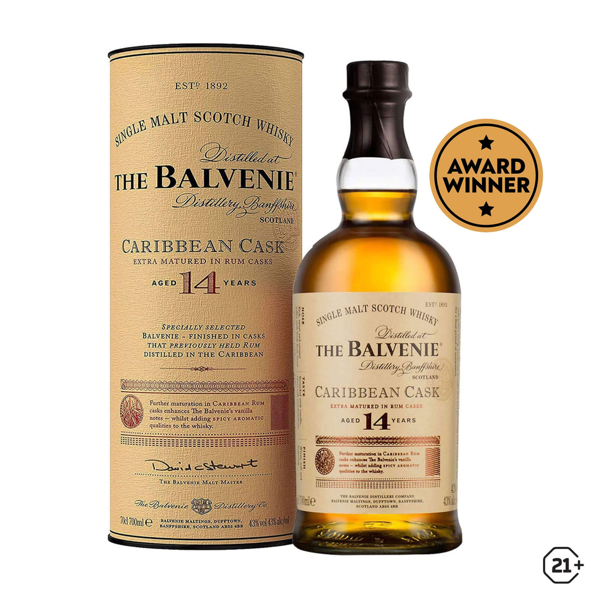 Balvenie 14yrs Caribbean Cask 700ml