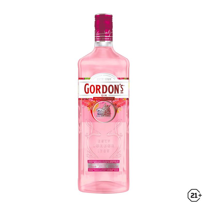 750ml Pink Premium Gordon\'s Get Here! Gin
