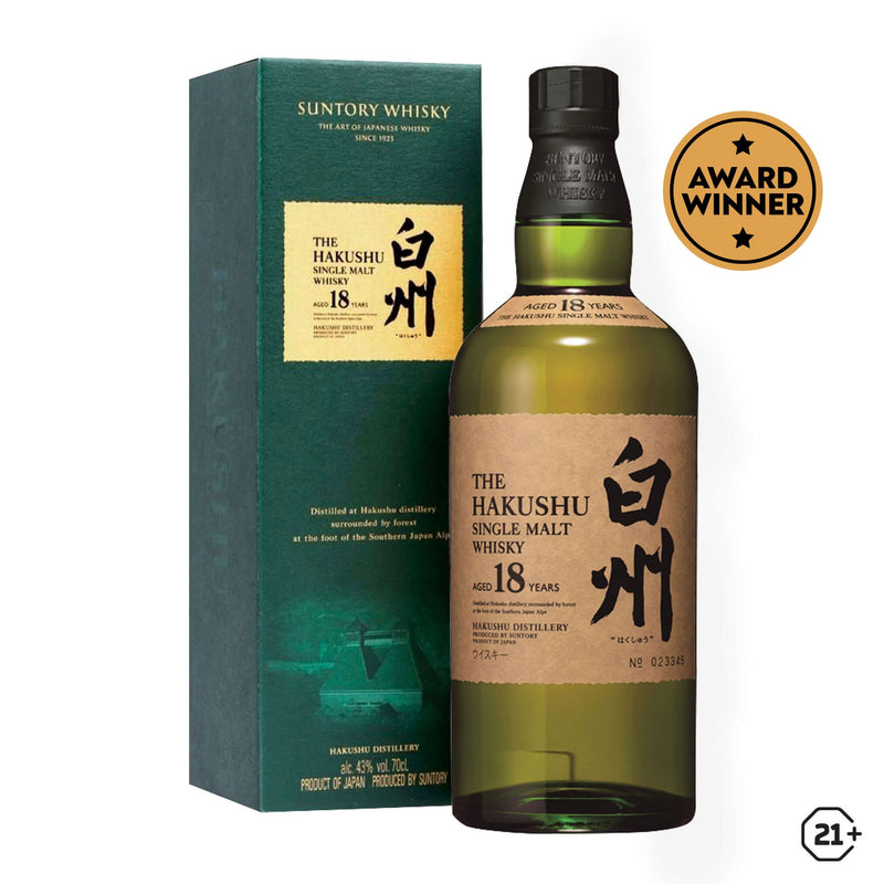 Hakushu 18yrs - Single Malt Whisky - 700ml