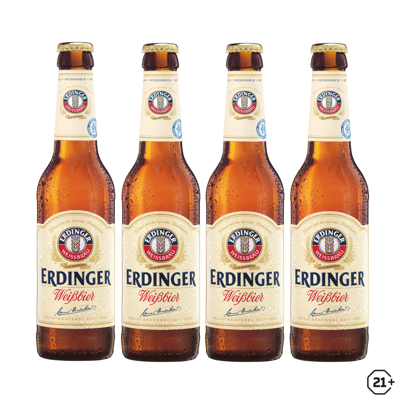 Erdinger - Weissbier Beer - 330ml - 4btls