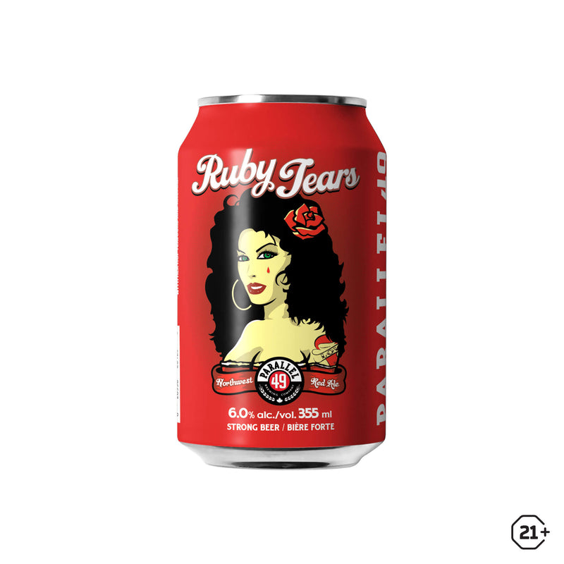 Ruby Tears - Northwest Red Ale Beer - 355ml - 4cans
