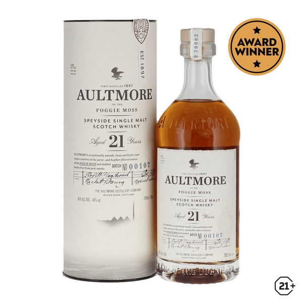 Aultmore 21yrs - Single Malt Whisky - 700ml