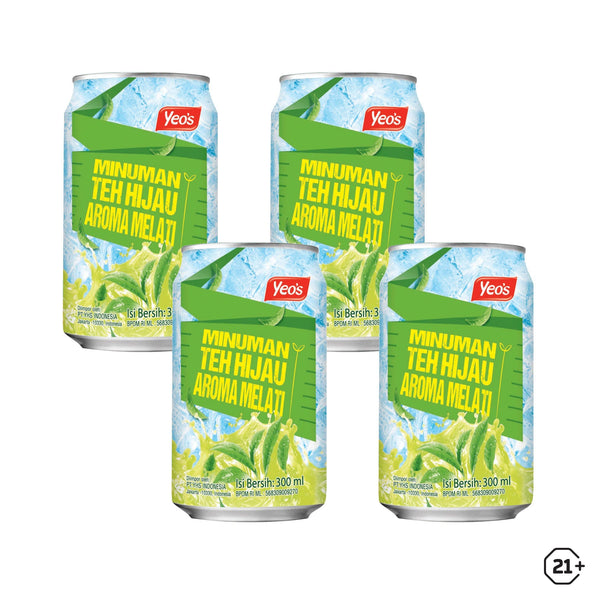 Yeos - Jasmine Green Tea - 300ml - 4 cans