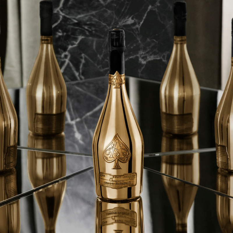 Armand de Brignac Ace of Spades Gold Brut Gift Bag NV (750ML), Sparkling, Champagne Blend
